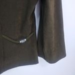 DJ Summers 14 Chocolate Zip Suit Top Plus Funeral Brown Photo 10