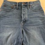 Madewell High Rise Long Denim Shorts Photo 5