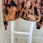 BDG  Black and Brown Tie Dye Cropped Sweatshirt Relaxed Fit Size Medium Photo 6