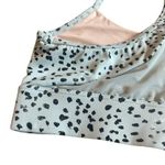 Varley Blue Animal Print Sports Bra Workout Athletic Athleisure Size Medium Photo 7