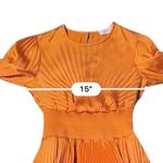 ALC Frank ALC Behati Asymmetrical Pleated Long Sleeve Mini Dress Sz 2 Kelly Clarkson Bold Photo 7