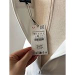 ZARA  sexy white long dress size medium stretch with cutout on the back Photo 3