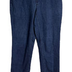 Ashley Stewart Skinny Jeans Blue Dark Wash Skinny Leg Solid Wash Photo 0