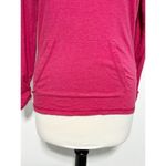 Puma Women's Long Sleeve V Neck Pullover Hoodie Sweatshirt Pink Size Small Photo 2