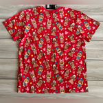 Lounge Fly Disney  Gingerbread Cookie All-Over Print Unisex Tee Red XL NWT IN PKG Photo 4