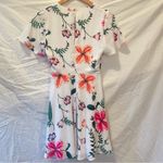 EXPRESS  00 Floral Chiffon Flutter Sleeve Fit & Flare Mini Dress - NWOT Photo 10