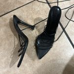 Camila Coelho  Black Jolie Strappy Point Heels Photo 2