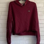 PINK - Victoria's Secret PINK VS Burgundy Mesh Hoodie Photo 0