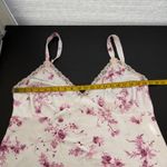 California Dynasty White Pink Floral V Photo 7