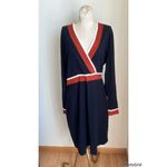 Hobbs London  Helena Crossover Dress US 12 Photo 2