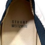 Stuart Weitzman Stuart Weizmann Giveable Ballet Flat Shoes Cream Black Leather Classic Plazacore Photo 2