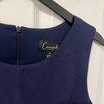 Connected Apparel  Women’s A-line Blue Green Stripe nautical Dress Size 6 Petite Photo 1