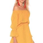 Tularosa Luna off shoulder mini dress ginger gold Photo 0