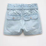 American Eagle paper bag denim Shorts Photo 3
