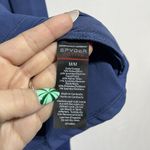 Spyder Active Top Womens Medium Blue Nylon Stretch Side Zip Long Sleeve Pullover Photo 3