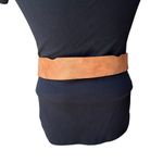 Unique Handmade Leather 3D Floral Accent Belt. Photo 4