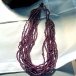 Iridescent purple seed bead 12 Photo 2