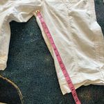 Lee White Easy Fit Bermuda Shorts 8P Double-Button Waist Preppy Summer Cropped Photo 11