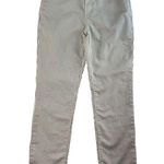 Chico's Chico’s 00 US XS 2 Perfect Stretch Girlfriend Slim Leg Ankle Jean Beige Striped Photo 1