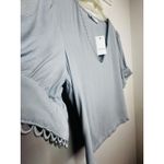 Elodie 🌻NEW (with tag) Nordstrom  Light Blue Lace Croppedpuff Sleeve Size XS. Photo 2