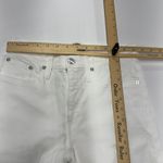J.Crew Jeans Women Size 28 Petite White Billie Demi Boot Crop Frayed Hem Photo 8