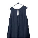 Versona  Linen Blend Black Knee Length Dress Size XL Photo 7