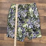 Topshop Floral Metallic Skirt Size 6 Photo 4