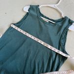 Current/Elliott Current Elliott The Crossback Muscle Tee Pine Tree Metallic Spray Green Size S Photo 6