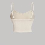 SheIn 2pcs/set Knit Camisole Tank Top And Long Midi Skirt Photo 7