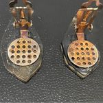 Vintage Unsigned Egyptian Pharaoh Resin Clip On Earrings Photo 10