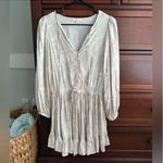 Z Supply  Cream Floral Button-Down Blouse like flare dress,NWOT, Photo 5