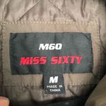 BCBGeneration Miss Sixty Olive Green Utility Puffer Jacket Size M Photo 6