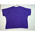 Unisex‎ Scrubs Scrub Top Purple Short Sleeve V Neck Pockets Size 2XL Photo 5