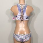 Raisin's  high neck lace up bikini. NWT Photo 8