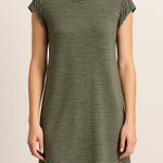 Indigo USA Green Fringe Tassel Shift Dress NWT Size 2 Boho Casual Photo 0