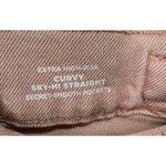 Old Navy  Blush Pink Extra High Rise Curvy Straight Leg Denim Jeans Photo 2