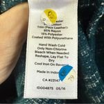 Talbots Dark Teal and White Textured Knit Dress Size 8 Photo 6