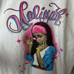 Urban Outfitters Aaliyah Rap Tee T Shirt White Large L Retro Girl Artist Music Graphic Solid Logo Photo 12