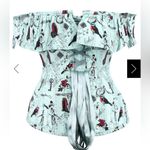 Corset Story TURQUOISE PRINT SUMMER CORSET TOP casual classic stylish chic Size undefined Photo 1
