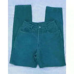 Teal Roper Bareback vintage Jeans Green Size 28 Photo 3