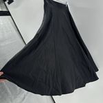 Onyx Nite Onyx a-line black light sheen lil bit of tulle under back zip skirt size M Photo 6