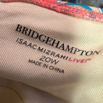 Isaac Mizrahi Live Bridgehampton Paisley Tankini Top Ruched Ruffle Size 20W Orange Photo 3