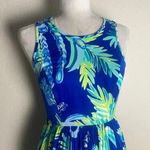 Lilly Pulitzer  Kassia Twilight Blue Nest To Nothing Fit & Flare Dress 00 Photo 4