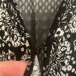 Mossimo Supply Co. Black and White Sleeveless Romper Size Extra Small XS Photo 3