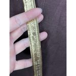 belt bow buckle black gold vegan leather Photo 10