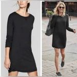 Athleta  Women’s Recharge Sweatshirt Mini Long Sleeve Black Dress Size S Photo 1