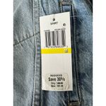 BLANKNYC Denim Jacket Crop Light Wash Drawstring Accents‎ Womens Blue Size M Photo 7