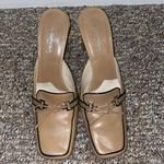 via spiga Womens Vintage  Mule Natural Tan With Black Piping 9 Photo 1