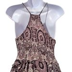 Free People Neutral 'Season In The Sun' Smocked Slip Dress Small Photo 6