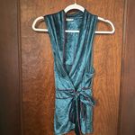 Free People INTIMATELY Wrap Top "Late Night" Sleeveless Velvet Size S Photo 1